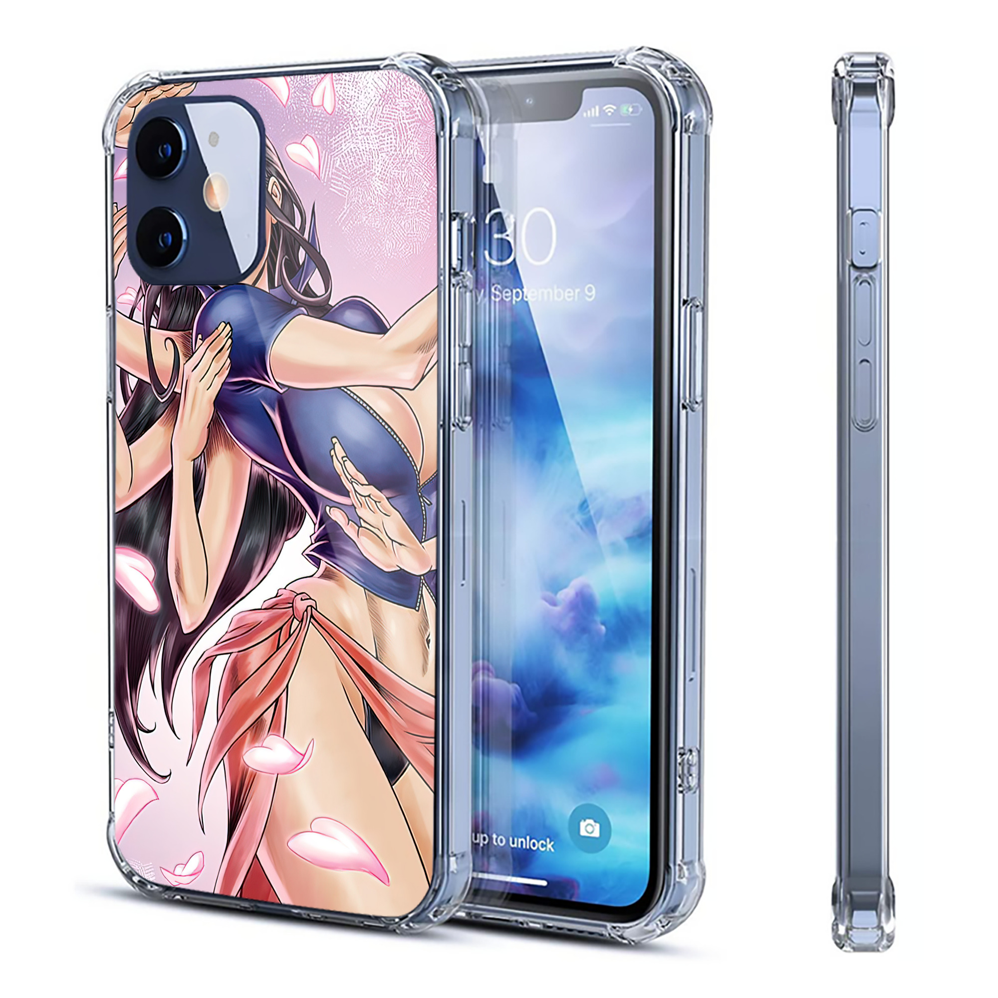 （画像用） ワンピース ONE PIECE 【iPhone 12シリーズ対応】透明スマホケース（クリアソフトケース）